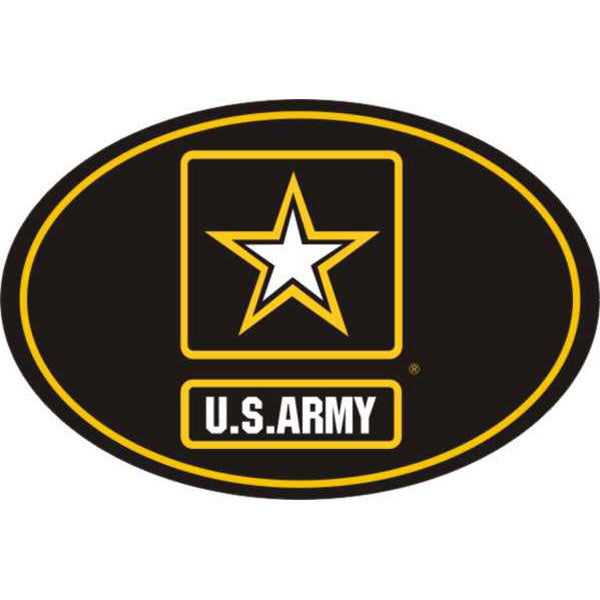 U.S. Army Star Oval Decal *OLD LOGO*