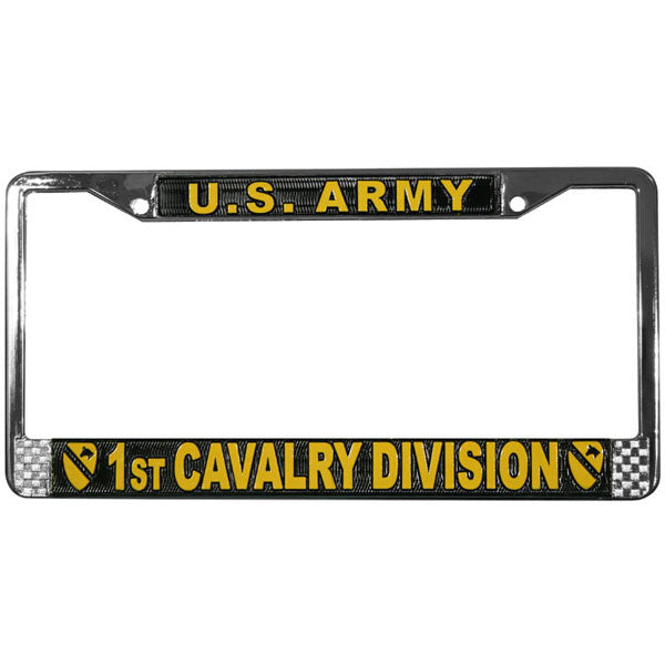 1st Cavalry License Plate Frame