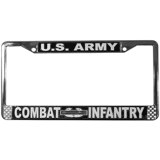 US Army Combat Infantry License Plate Frame