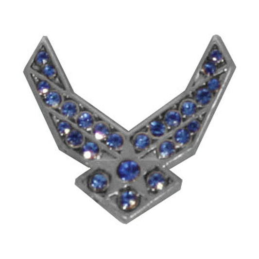 Rhinestone USAF Pin