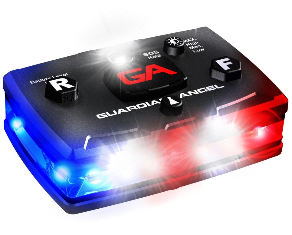 Guardian Angel Law Enforcement Red/Blue Wearable Safety Police Light