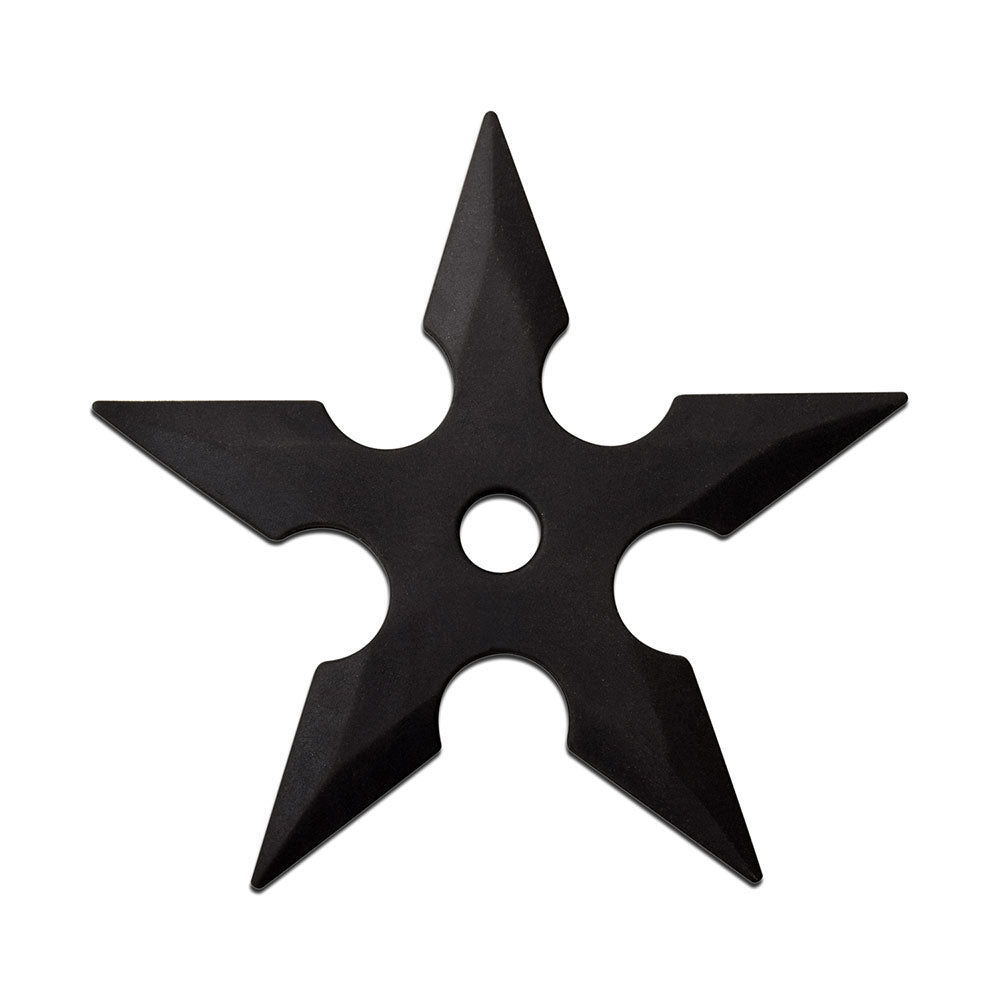 Rubber Throwing Star  w Pouch