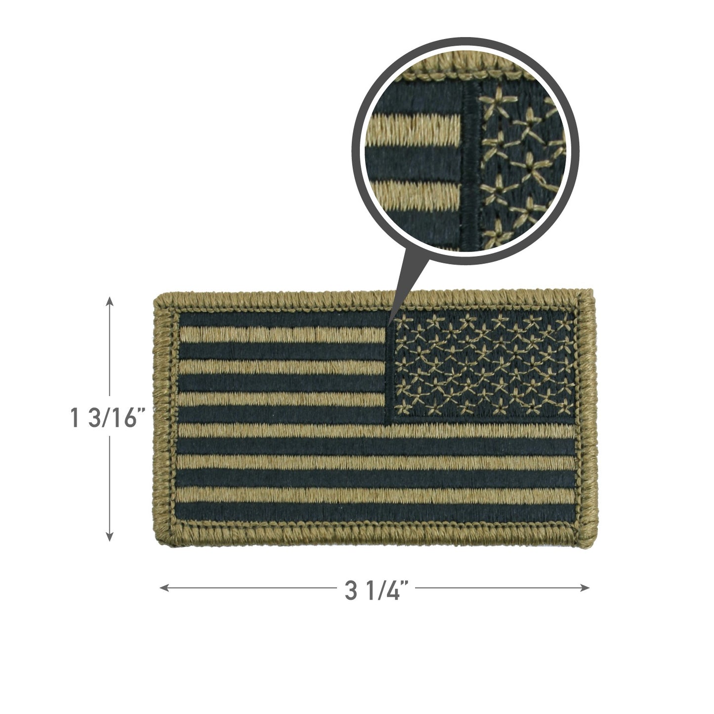 Scorpion USA Flag Patch Velcro