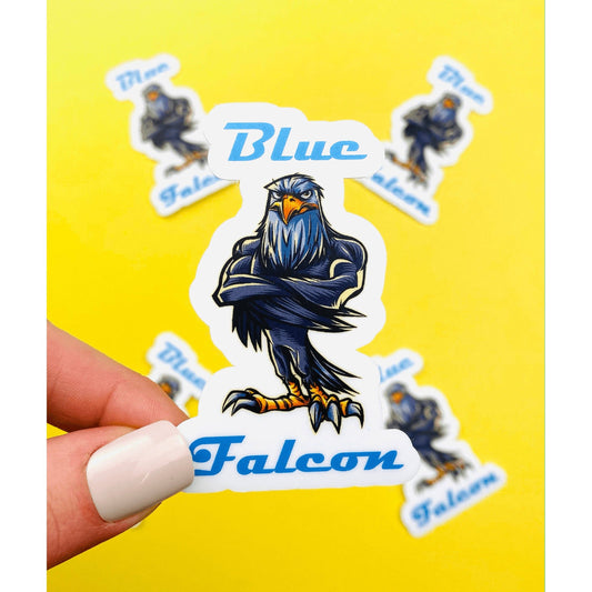 Blue Falcon Decal