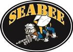SEABEE Oval Magnet