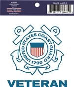 Coast Guard Veteran Decal