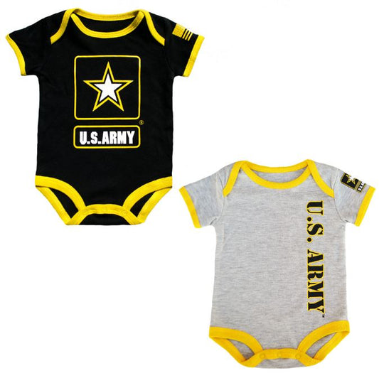 Army Licensed Bodysuits 2pk