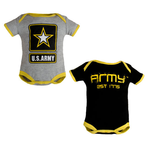 Infant US Army 2 Pc Onesie Set