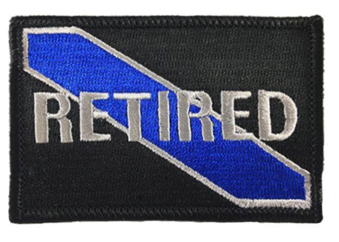 Retired Blue Line Velcro Patch