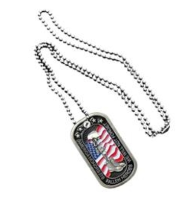 Fallen Heroes Dog Tag Necklace