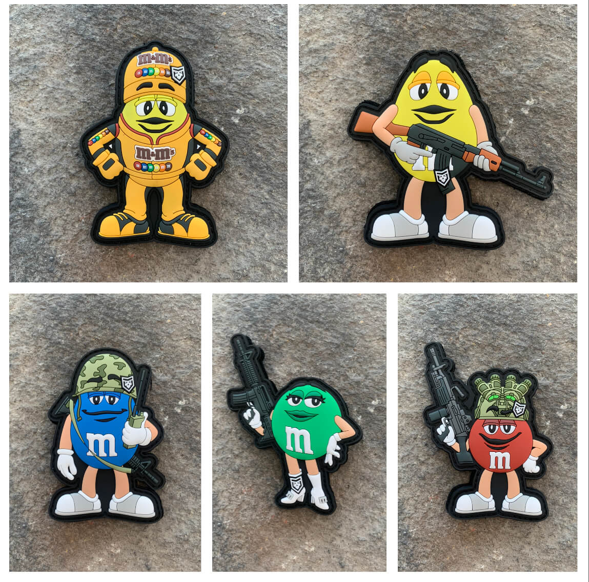 PatchOps Tactical M&M PVC Patch Series: