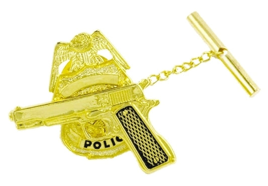 Gun & Badge Tie Tac