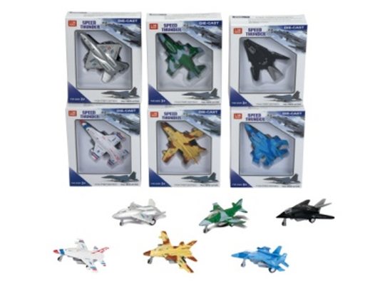 Die-Cast Small Military Fighter Jets