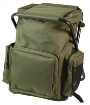 Backpack and Stool Combo Pack