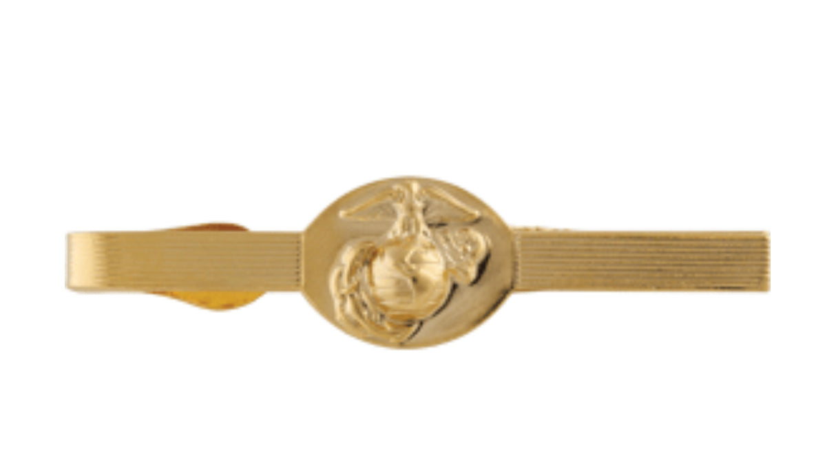 Marine Tie Bar NCO 24K Gold Plated