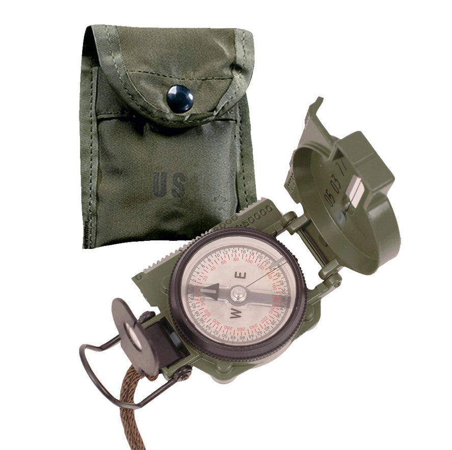 GI Lensatic Compass w/Pouch