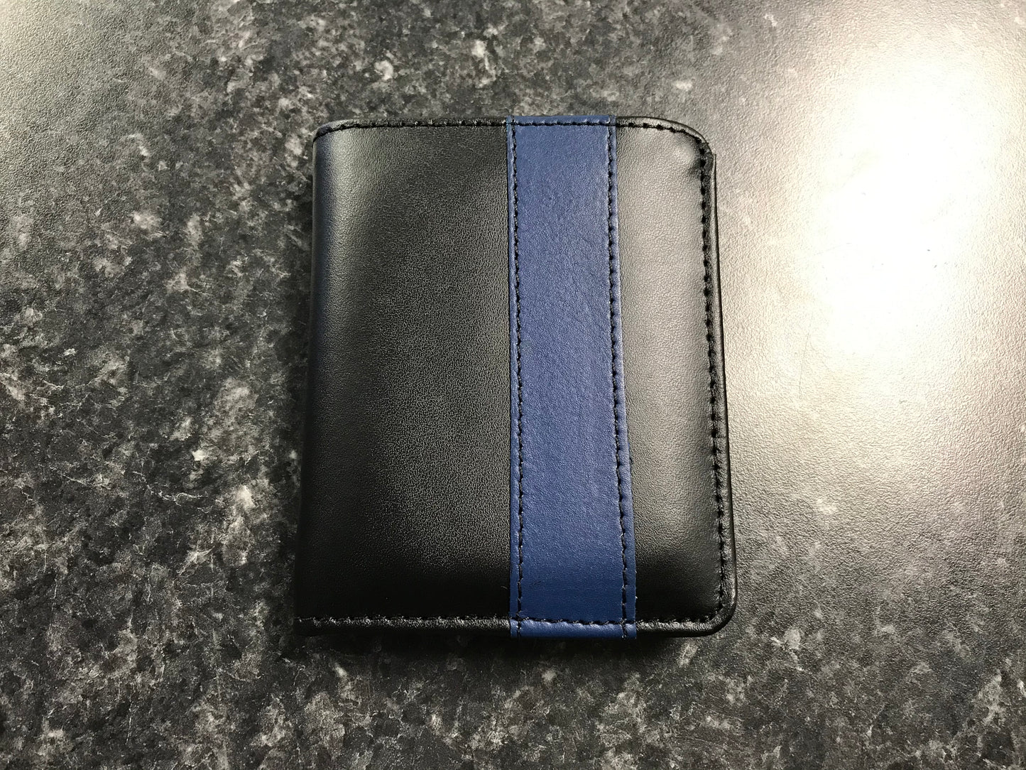 Blue Line McAllen PD Badge Wallet