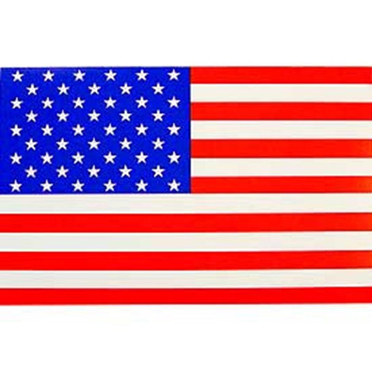 XL USA Flag Decal 8" x 12"