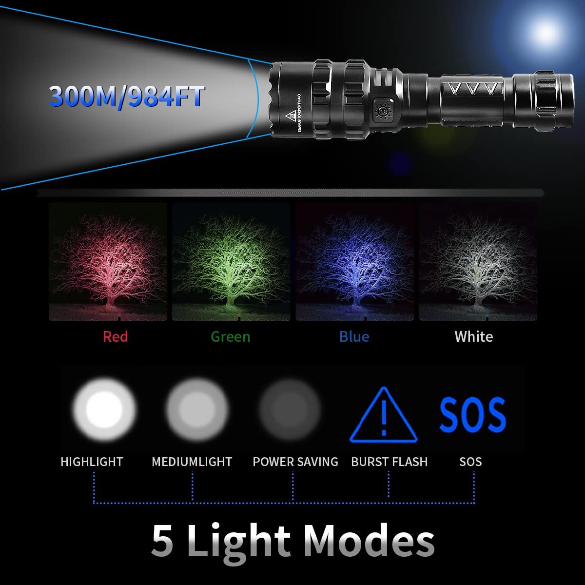 LED Tactical Flashlight