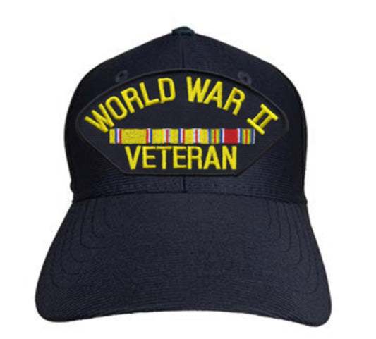 WWII Veteran Ribbon Cap
