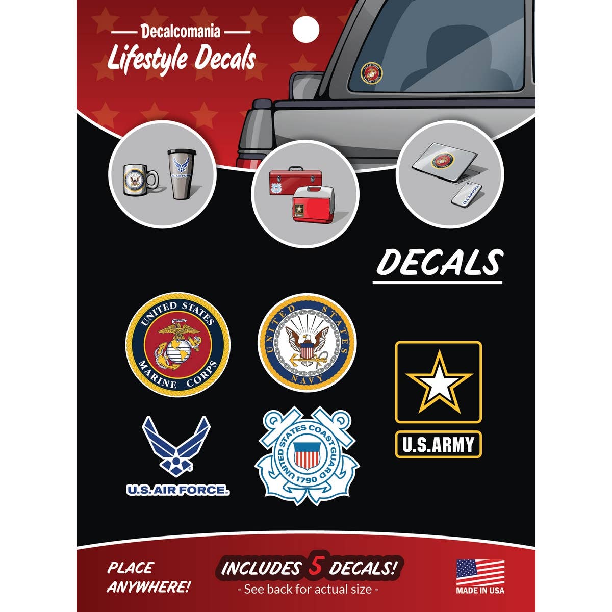 Military Branches Logos Car Stickers Decals