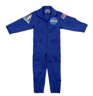 Kids NASA Flight Coveralls - Blue