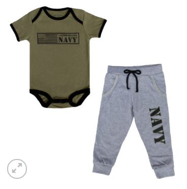 Navy 2pc Baby Jogger Set