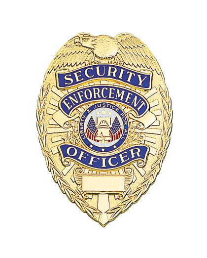 Security Enforcement Officer Shield Badge - Lightweight