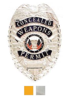 Concealed Weapons Permit Badge