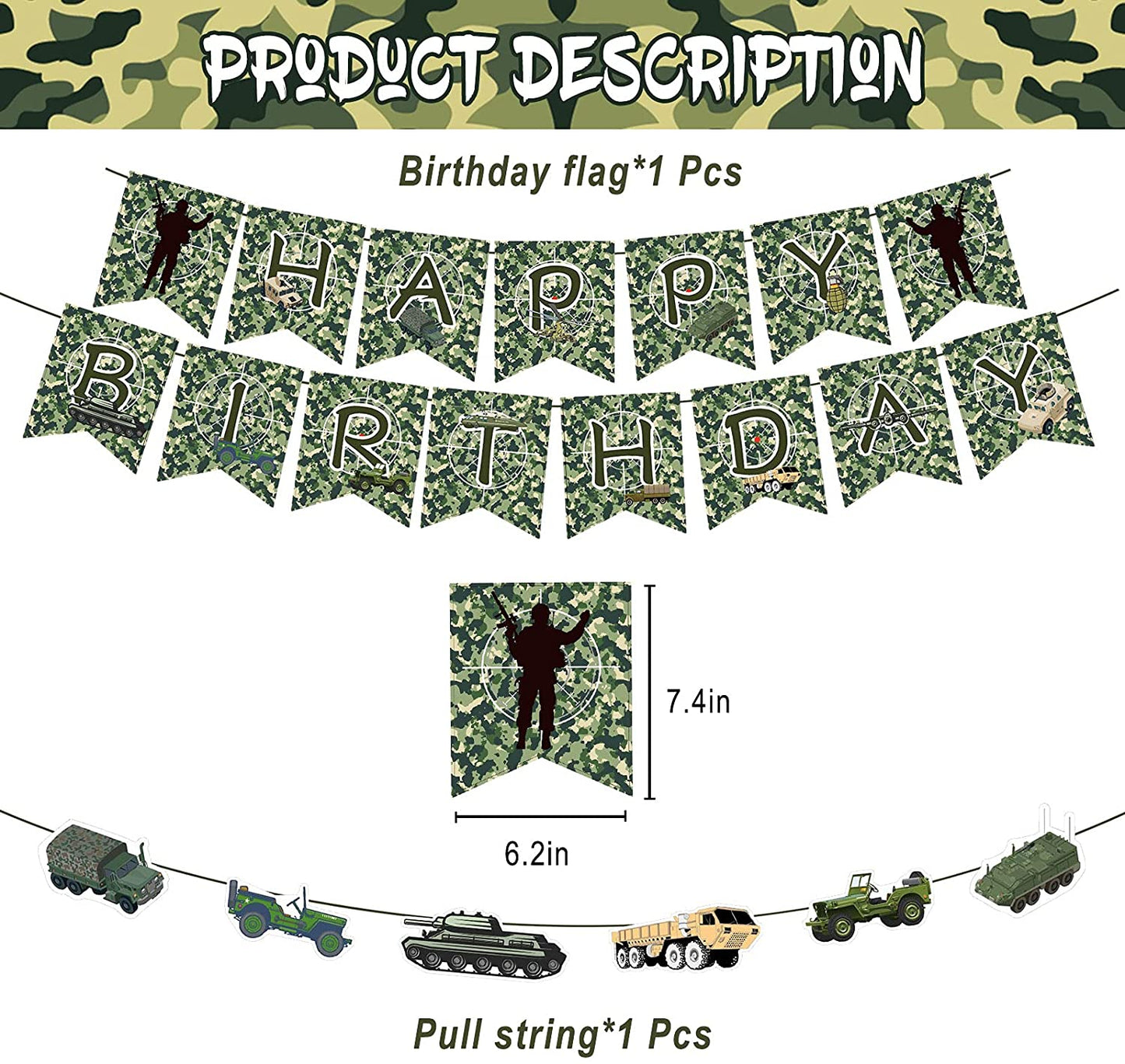 Military Birthday Party Kit
