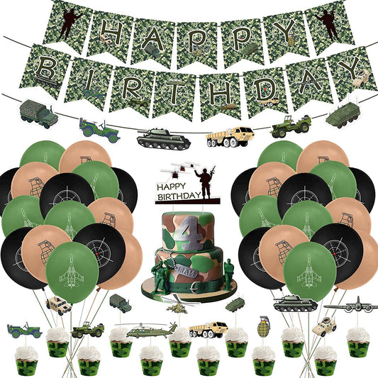 Military Birthday Party Kit