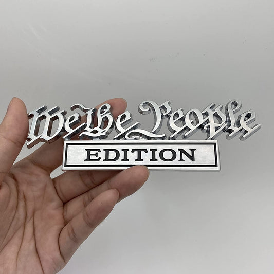 We The People Auto Emblem