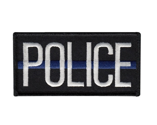 Blue Line Police Velcro Patch