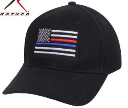 Thin Blue & Red Line Low Profile Flag Cap
