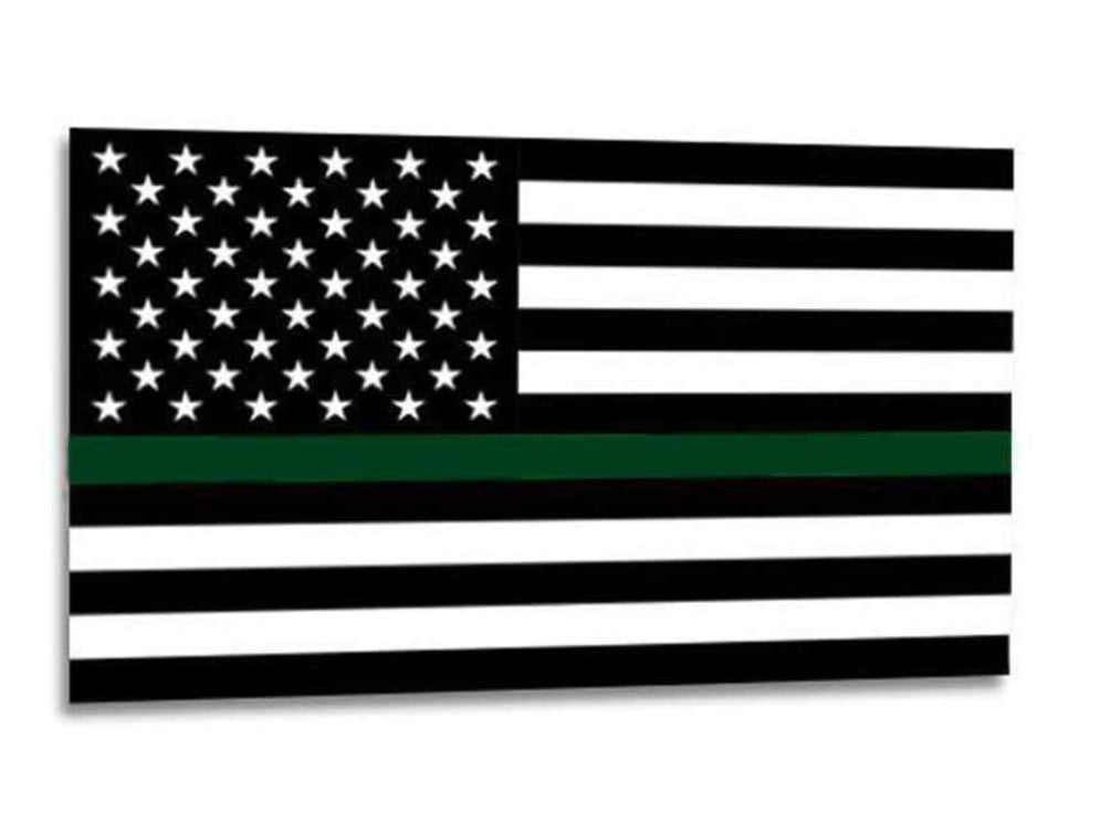Thin Green Line USA Decal
