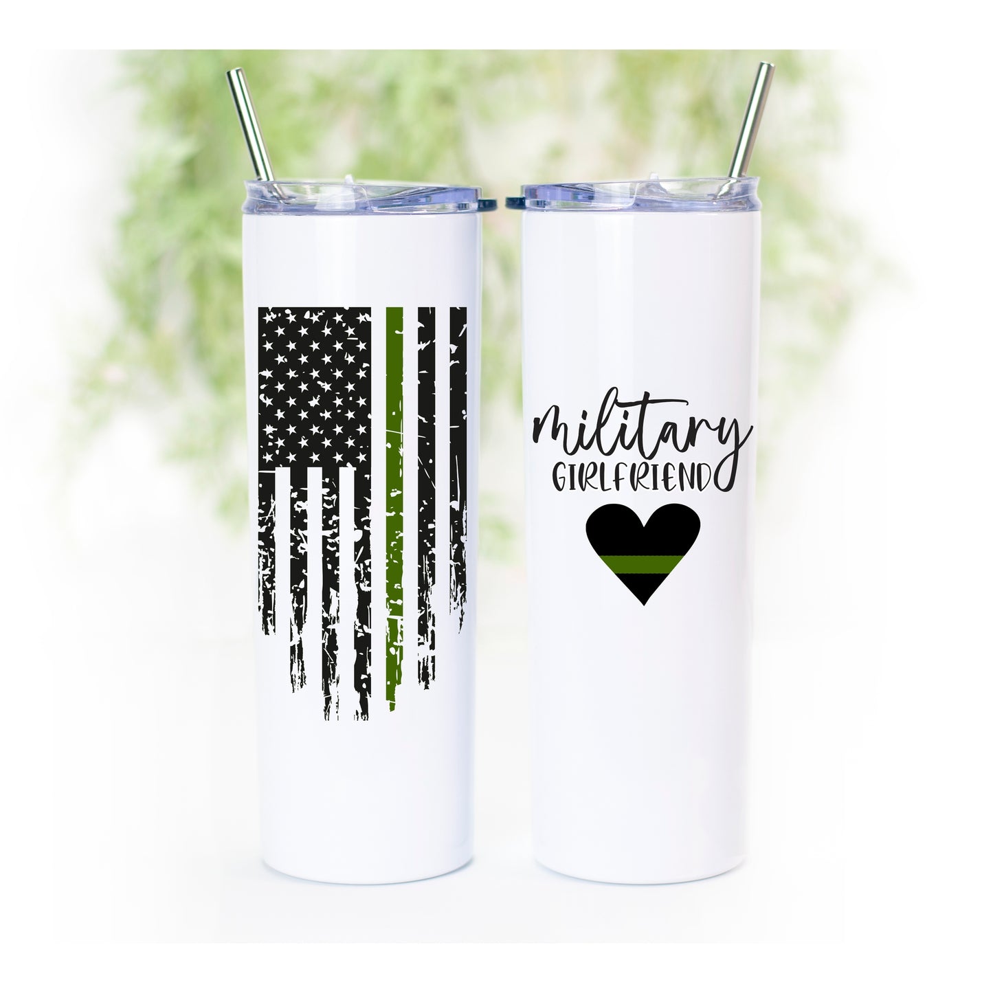 Military Girlfriend Tumbler
