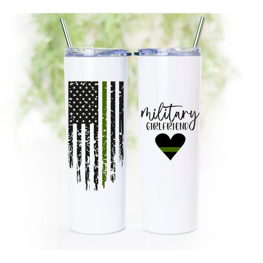 Military Girlfriend Tumbler