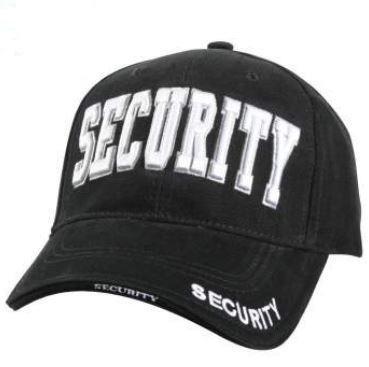 Low Profile Security Cap White Letters