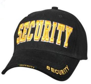 Security Low Profile Cap Yellow Letters