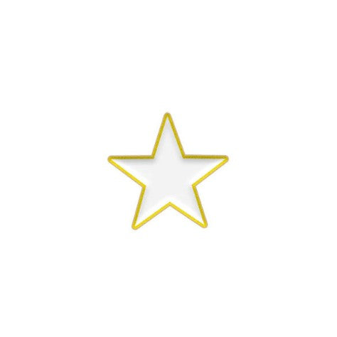 TxNG White Enamel Star Device