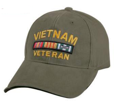 Vietnam Veteran  Vintage Low Profile Cap  OD