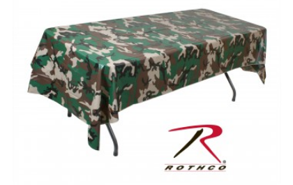 Woodland Camo Tablecloth