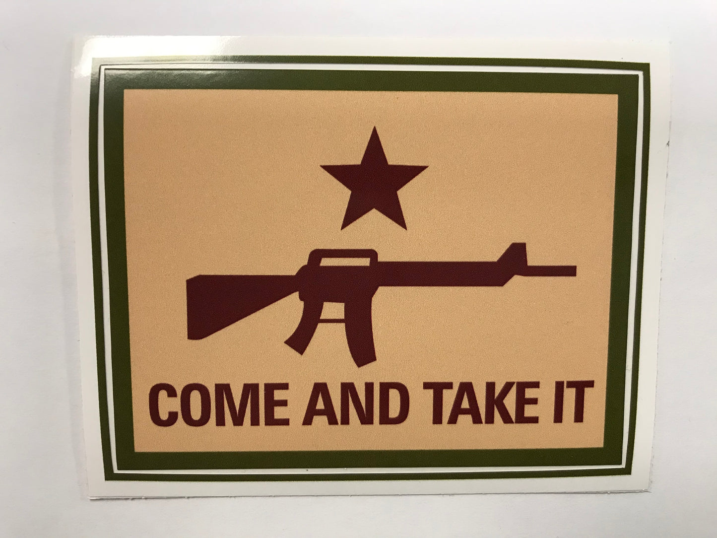 Come and Take It Rifle Sticker