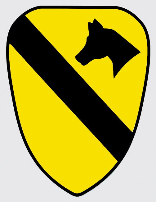 1st Cavalry Decal (Large)