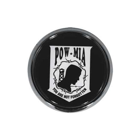 Auto Chrome Emblem POW MIA