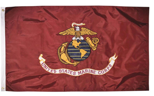 US Marine Embroidered Flag