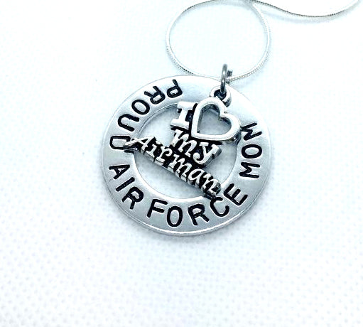 AIR FORCE MOM Necklace