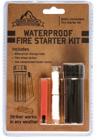 Red Rock Waterproof Fire Starter Kit