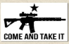 Come & Take It Flag Sticker
