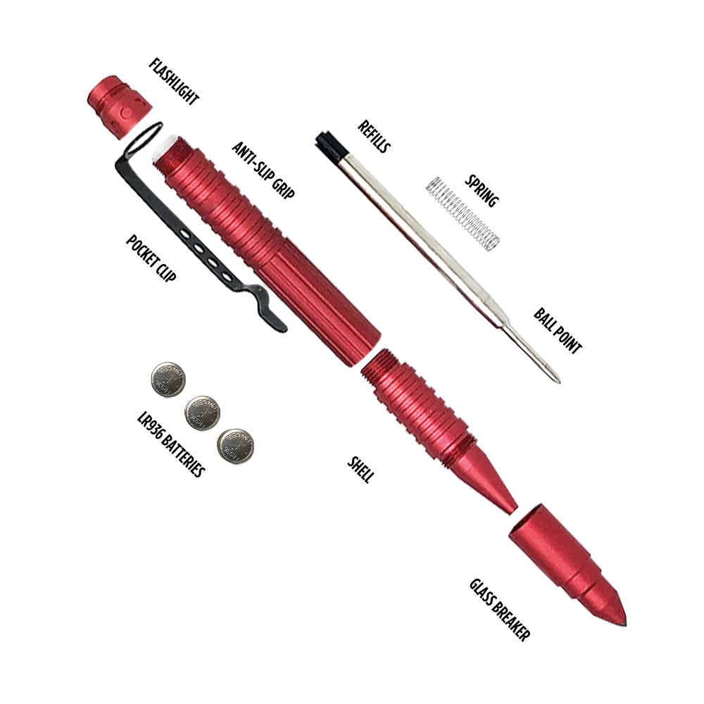 Tactical Pen w/Flashlight (30 Lumens)